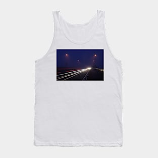 Car Light Trails Tank Top